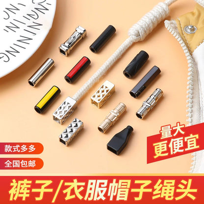 3545★ Suéter Sombrero Cuerda Hebilla Accesorios Ropa Pantalones Deportivos Cuerda Cordón Accesorios Chaqueta de Plumas Botón de Campana Botón