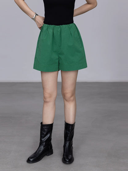 [Oferta especial por tiempo limitado] Pantalones cortos casuales versátiles de dos entradas de verano para niños, pantalones nuevos de cinco puntos de color sólido para mujeres 