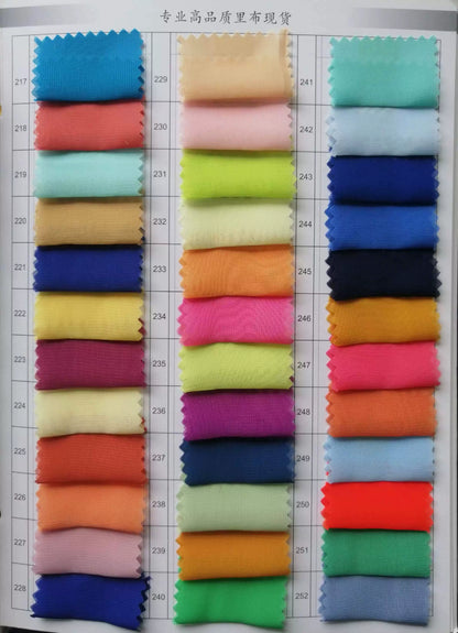 3895 8004 100D Gasa Falda Forro de Falda Tela Primavera, Verano y Otoño Tela