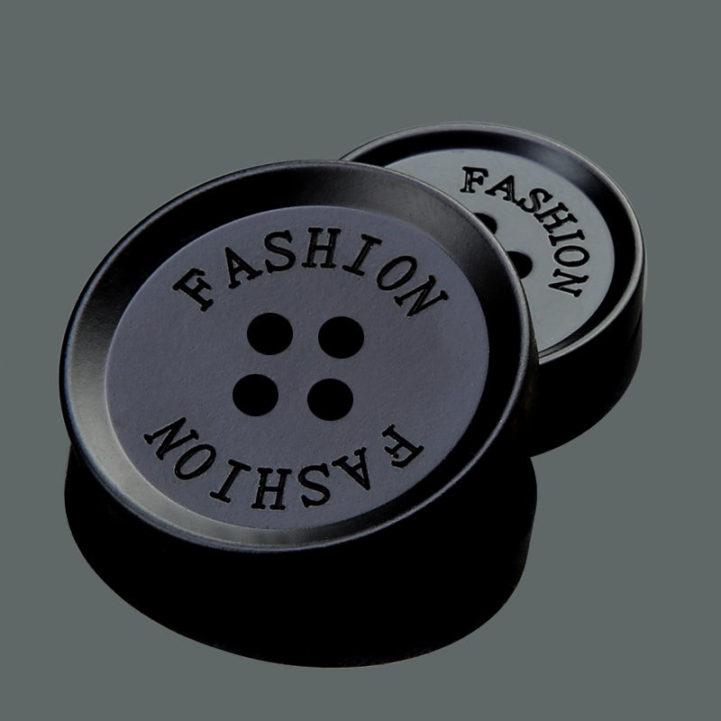 3467★ Botones de resina versátiles para abrigos, suéteres, cárdigans, botones exquisitos, botones de traje negro para hombres y mujeres