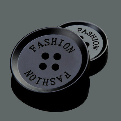 3467★ Botones de resina versátiles para abrigos, suéteres, cárdigans, botones exquisitos, botones de traje negro para hombres y mujeres