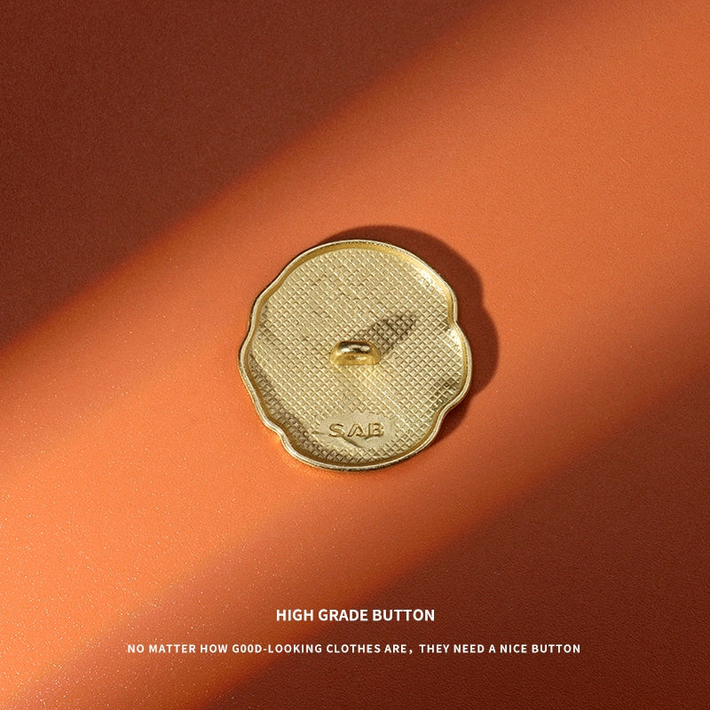 3231★  Metal gold avatar buttons retro European and American style sweater Xiaoxiangfeng jacket coat high-end special-shaped exquisite buttons