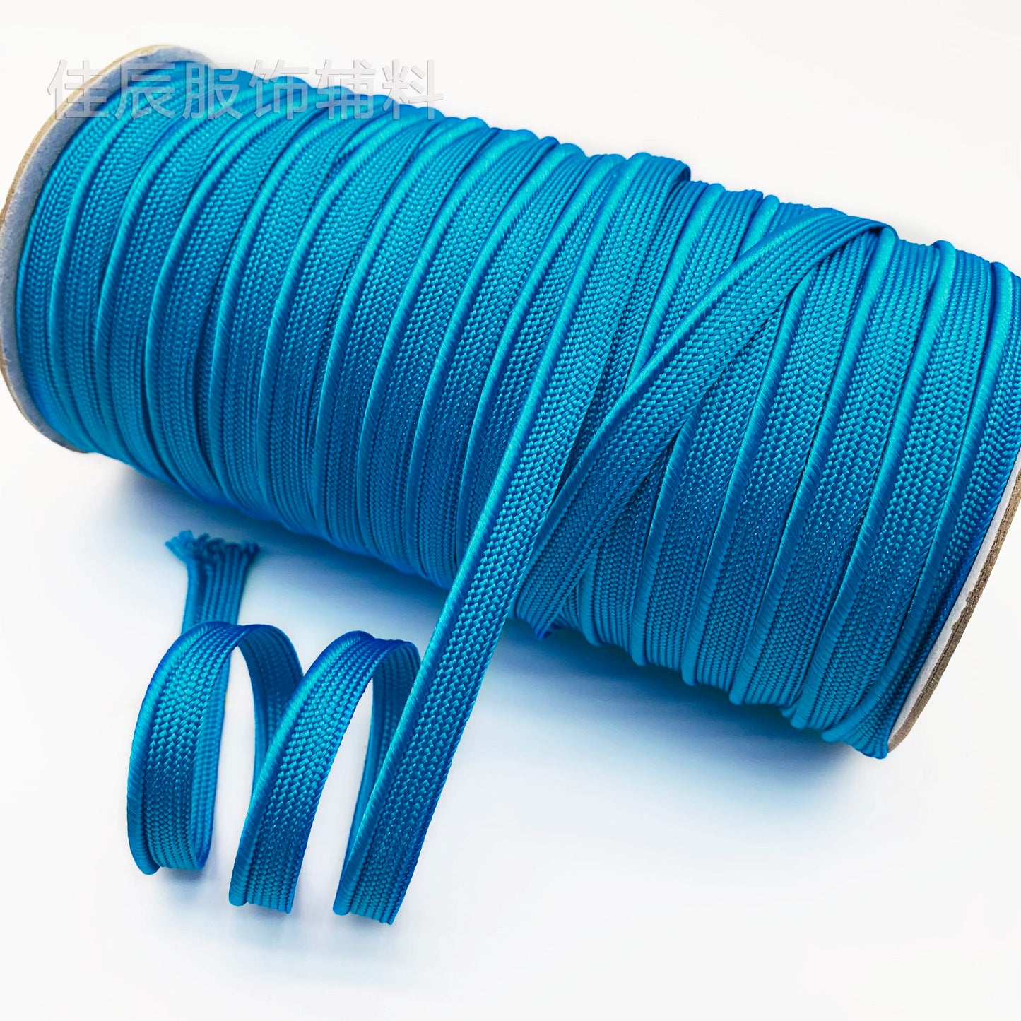 3849 Spot 39 colores 1 cm borde fino cinta maestra de seda brillante tira de brotes ribete cuerda borde incrustado tira cincha accesorios de ropa