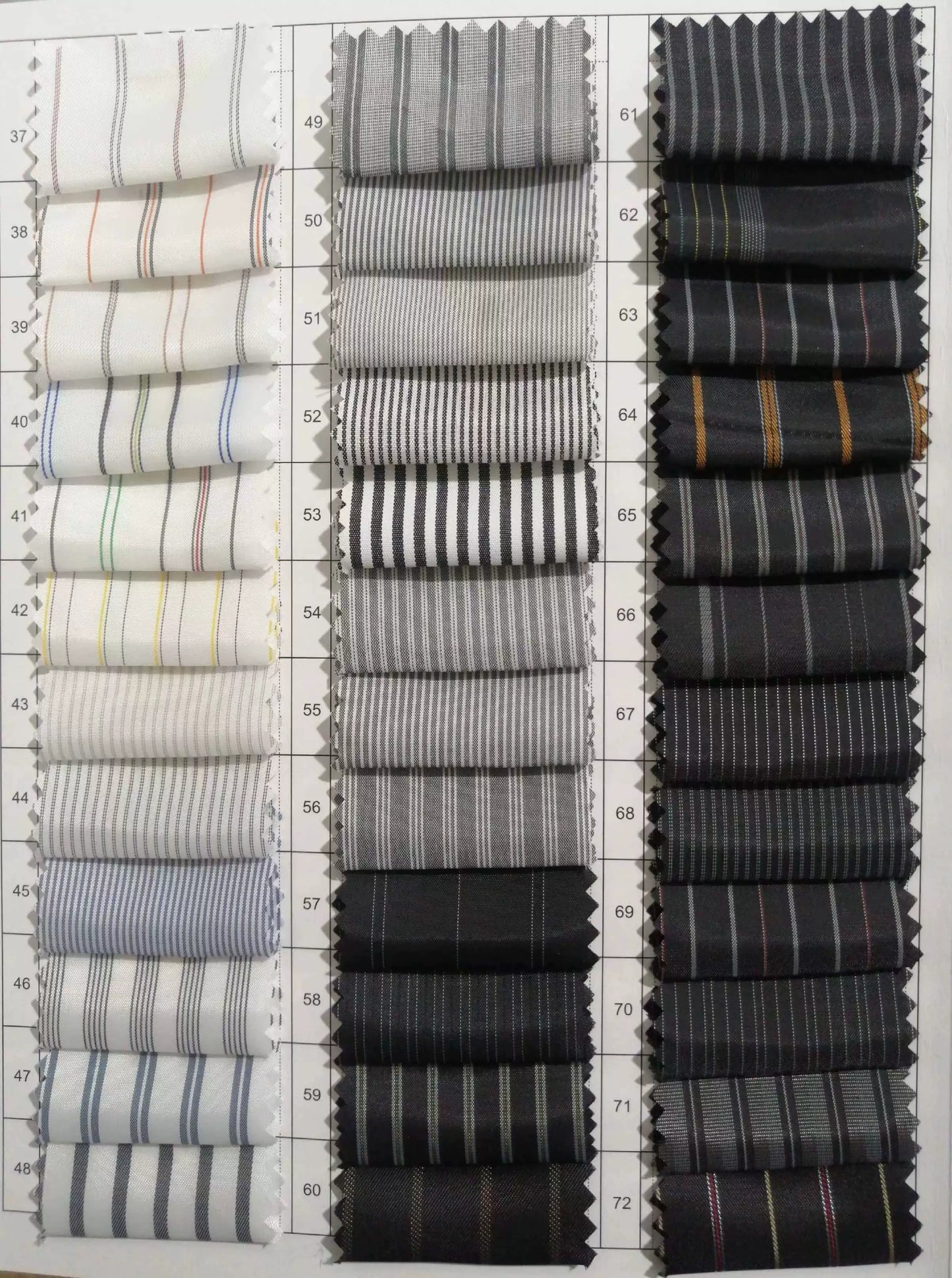 3897 Forro de manga de tela a rayas de color, forro de tela estampada con patrón oscuro para puños de traje