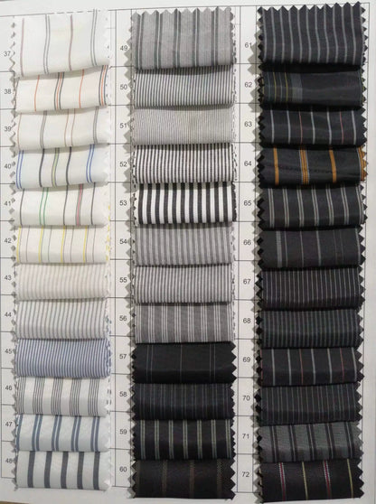 3897 Forro de manga de tela a rayas de color, forro de tela estampada con patrón oscuro para puños de traje