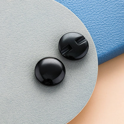 3356★  Coat button trench coat jacket suit trousers buttons casual clothes men's and women's versatile round black white buttons