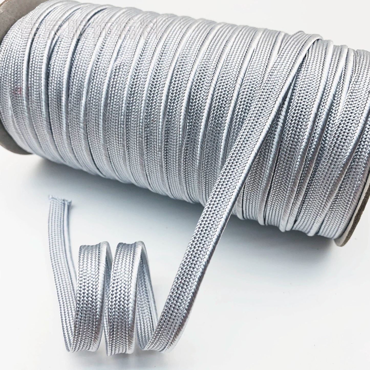 3849 Spot 39 colores 1 cm borde fino cinta maestra de seda brillante tira de brotes ribete cuerda borde incrustado tira cincha accesorios de ropa