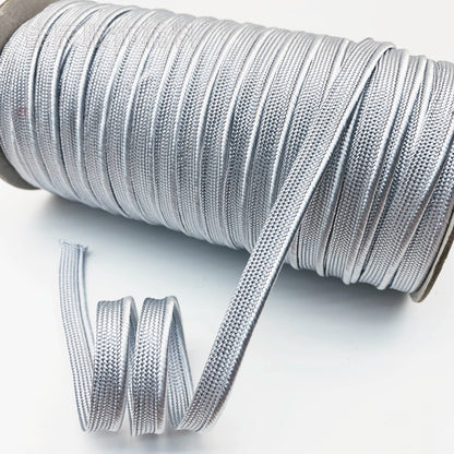 3849 Spot 39 colores 1 cm borde fino cinta maestra de seda brillante tira de brotes ribete cuerda borde incrustado tira cincha accesorios de ropa