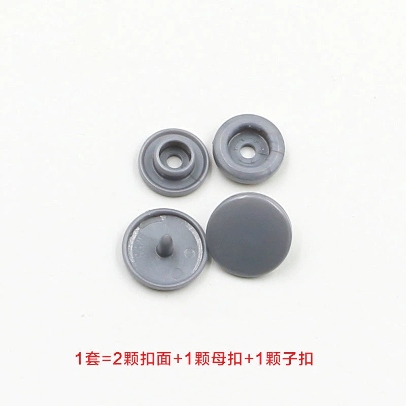 3413★  Plastic four-in-one buckle special button for colored baby clothes, seam-free hidden button, baby buckle nail button, mother and child buckle