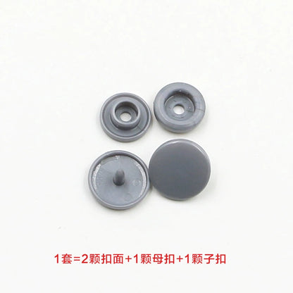 3413★  Plastic four-in-one buckle special button for colored baby clothes, seam-free hidden button, baby buckle nail button, mother and child buckle