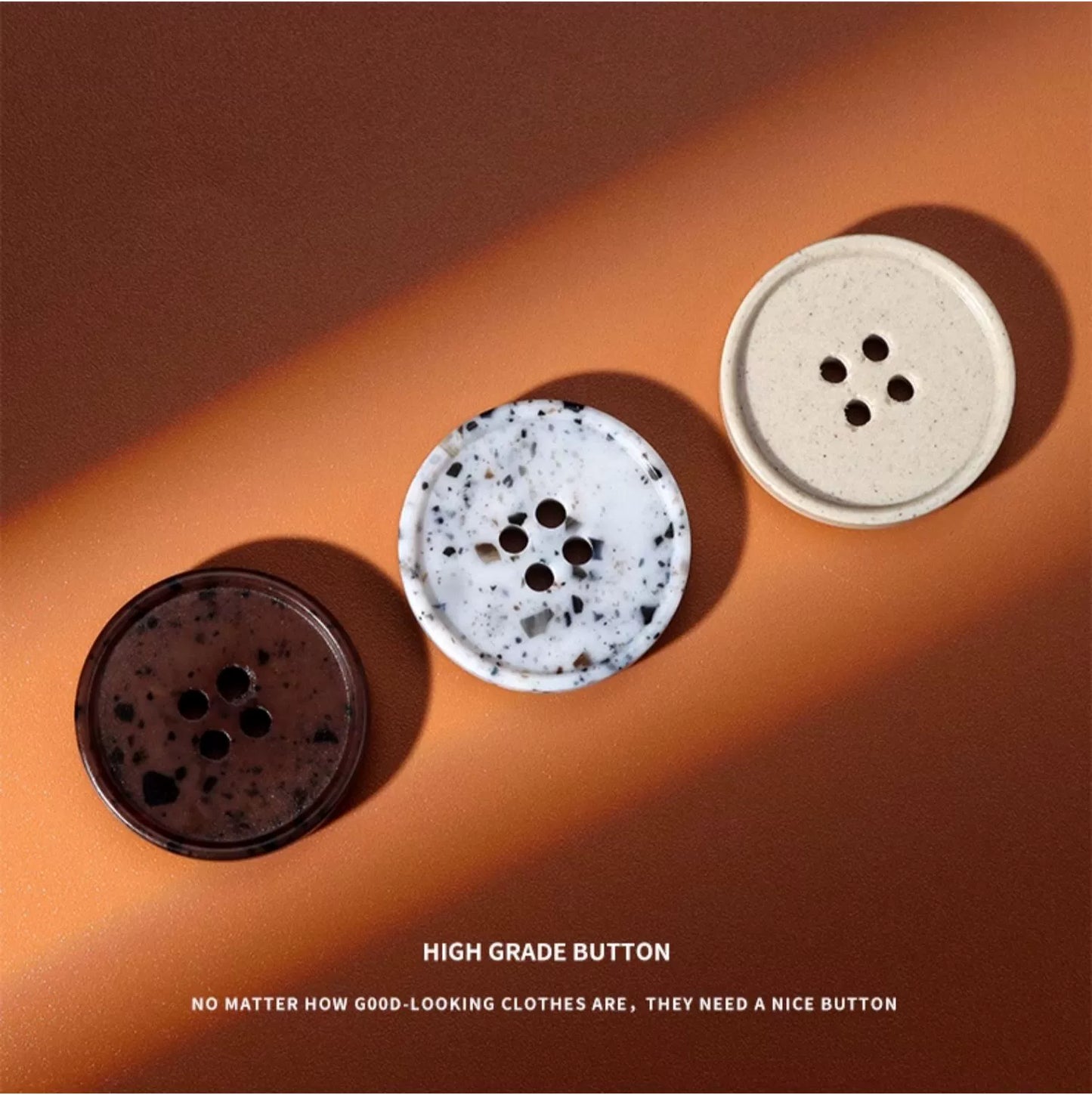 3234★  High-end resin buttons men's and women's clothes coat coat trench coat coat pattern buttons versatile sweater high-end buttons