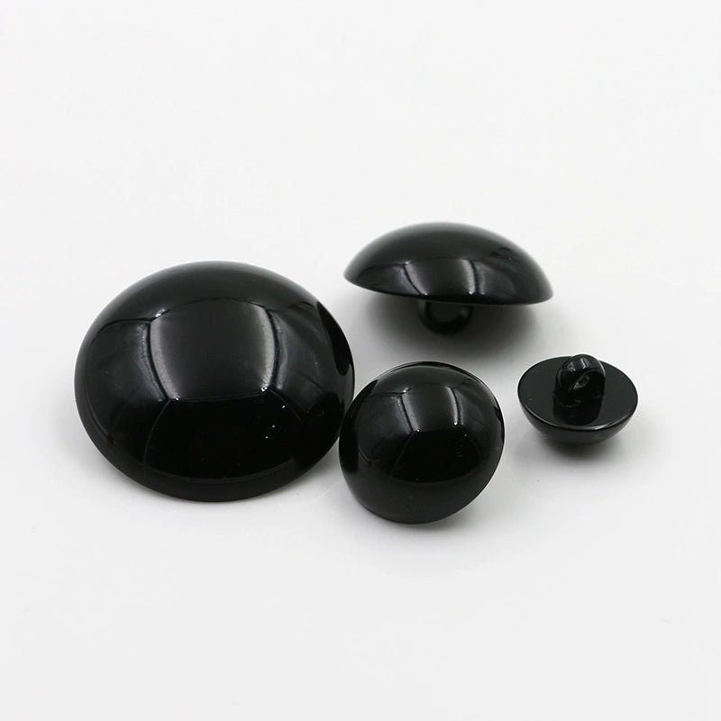 3264★  Black clothing sweater buttons bald mushroom buttons coat coat buttons small shirt clothes eye buttons