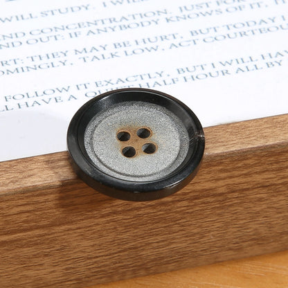 3463★ Botones de cuerno real para hombre, traje, chaqueta, pantalón, botones de alta gama, abrigo de cachemira para mujer, botones negros Daquan