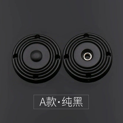 3476★ Abrigo con botón oculto y botón a presión redondo para mujer, gabardina con botones de lana de visón y cachemira, botones de lana para niño y madre