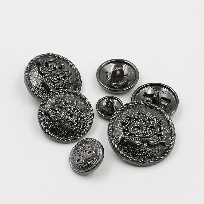 3346★  Versatile metal button shirt buttons clothing clothes tops blazers trench coats men's and women's pants buttons gold