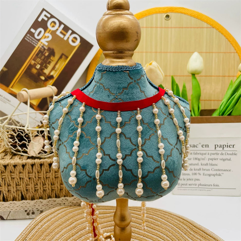 3694 Nuevo producto de 10 cm de ancho, cortina industrial pesada con borlas, accesorios de encaje con cuentas, cortinas hechas a mano DIY, ropa de boda, lámpara de escritorio, decoración