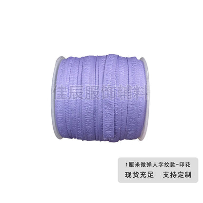 3876 Spot 1 cm Color letra en espiga en relieve cinta de borde prensado Accesorios Correa de cuello trasero Tira lateral de ropa