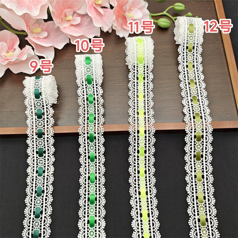 3554★ ancho 3,5 cm con cinta de encaje soluble en agua accesorios de encaje hechos a mano DIY Lolita ropa de bebé accesorios para el cabello accesorios de ropa