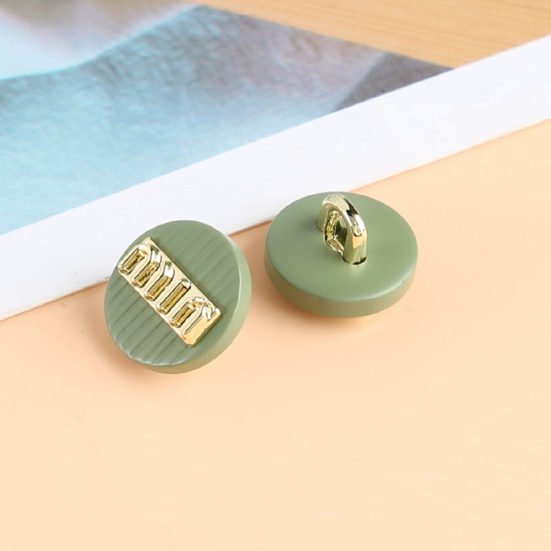 3363★  Metal shirt shirt decorative buttons clothes cardigan jacket buttons high-end round personalized cuff buttons accessories