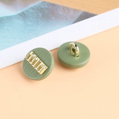 3363★  Metal shirt shirt decorative buttons clothes cardigan jacket buttons high-end round personalized cuff buttons accessories