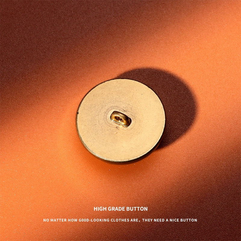 3266★  Gold crown buttons round versatile men's and women's tops clothes metal buttons high-end coats trench coats sweater buttons