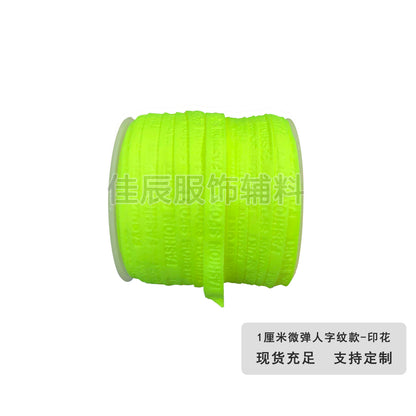 3876 Spot 1 cm Color letra en espiga en relieve cinta de borde prensado Accesorios Correa de cuello trasero Tira lateral de ropa