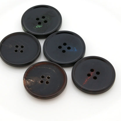 3419★  New, round men's and women's clothes decorative buttons trench coat sweater high-end pants button fashion versatile button