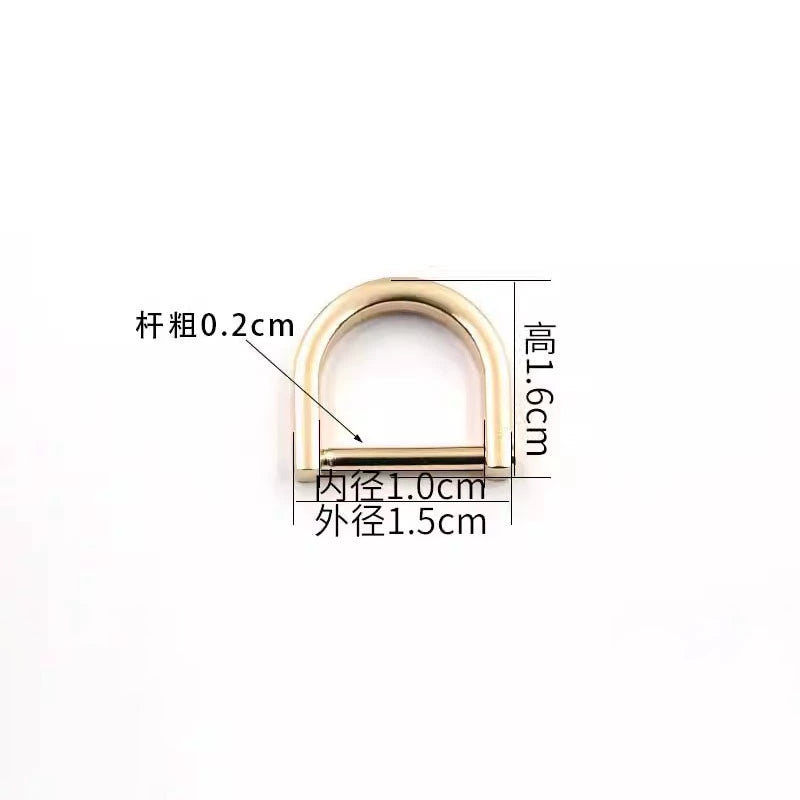 3518★ Botones para bolsos de mujer, accesorios para bolsos, tornillos, herrajes, hebillas metálicas DIY, tornillos, botones D, botones de ajuste, botones de herradura