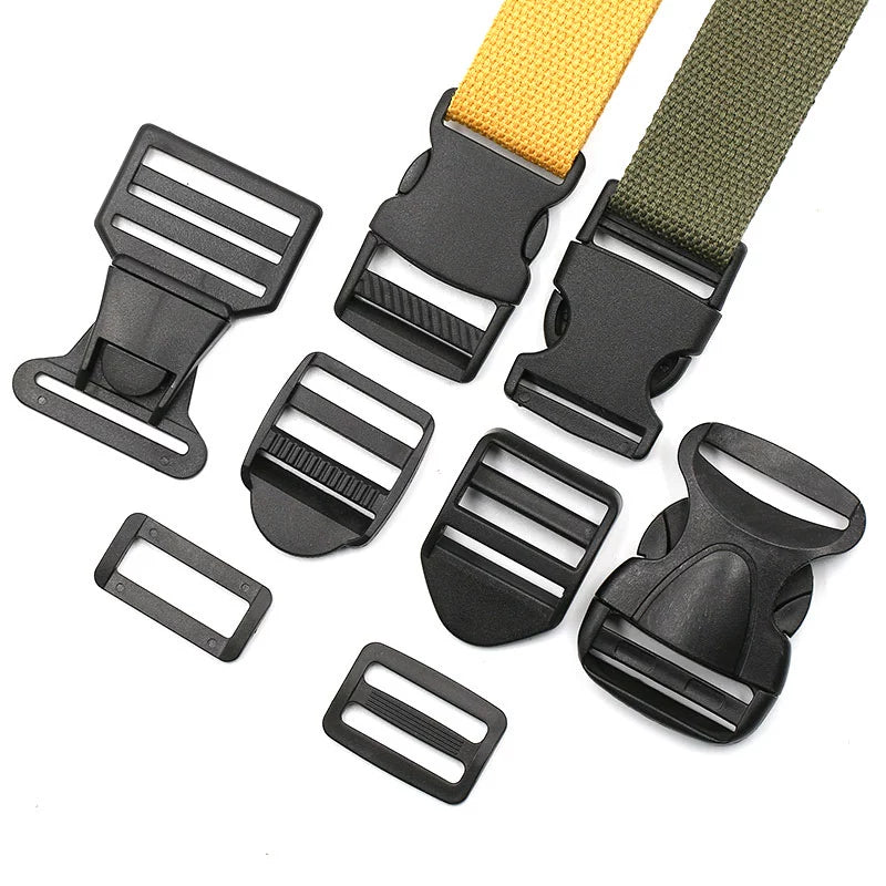 3522★ Hebilla de velcro Accesorios para equipaje Hebilla para madre Mochila escolar para exteriores Mochila de montañismo al aire libre Hebilla Botón negro