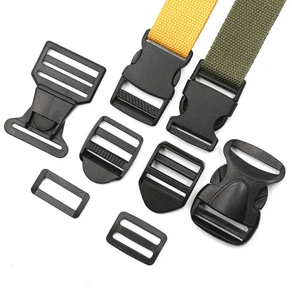 3522★ Hebilla de velcro Accesorios para equipaje Hebilla para madre Mochila escolar para exteriores Mochila de montañismo al aire libre Hebilla Botón negro