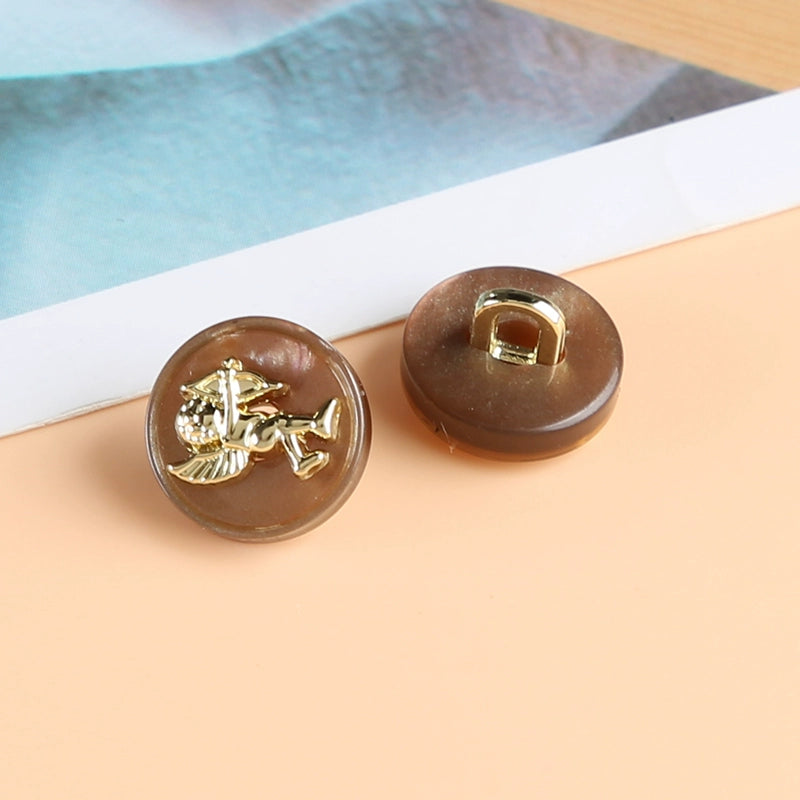 3363★  Metal shirt shirt decorative buttons clothes cardigan jacket buttons high-end round personalized cuff buttons accessories