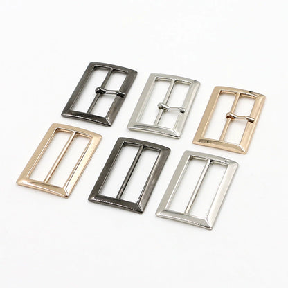 3527★ Botón redondo de metal de tres velocidades, hebilla de cinturón, correa, hebilla de día, caja de zapatos, hebilla de bolso, hebilla de esquina decorativa de ropa