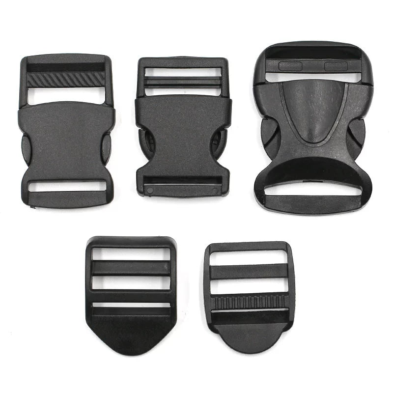 3522★ Hebilla de velcro Accesorios para equipaje Hebilla para madre Mochila escolar para exteriores Mochila de montañismo al aire libre Hebilla Botón negro