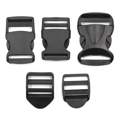 3522★ Hebilla de velcro Accesorios para equipaje Hebilla para madre Mochila escolar para exteriores Mochila de montañismo al aire libre Hebilla Botón negro