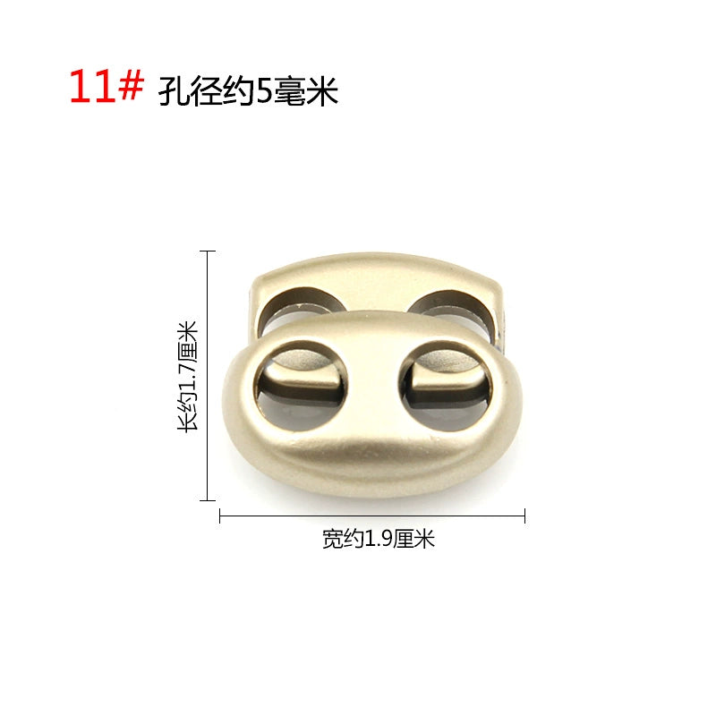 3542★ Hebilla de ajuste de campana de metal, hebilla de resorte de contracción de carga de suéter, hebilla de ajuste elástico, hebilla de cuerda, hebilla de cuerda, hebilla de nariz de cerdo