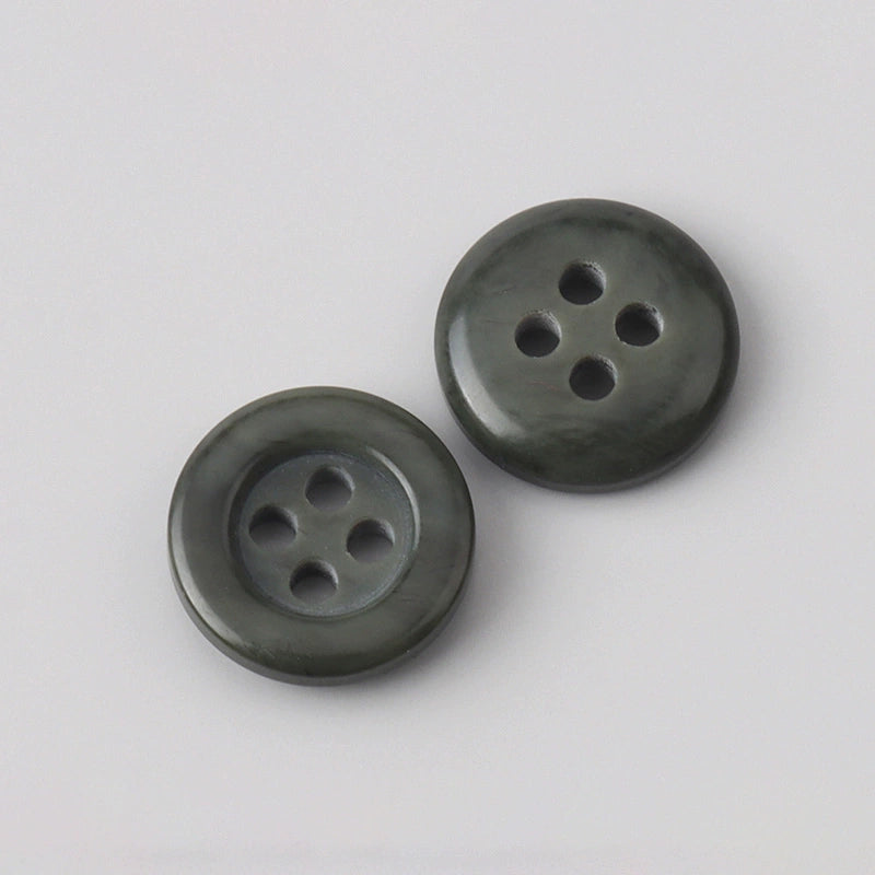 3379★  Versatile men's and women's shirts with buttons High-end POLO shirts Cardigan four-eye two-eye round small buttons Resin shirt buttons