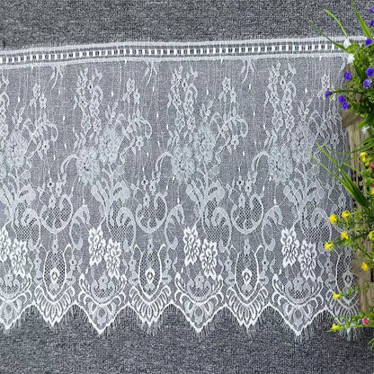 3749 ancho 35 cm, encaje de pestañas unilateral de alta calidad, vestido alargado empalme velo de novia accesorios de ropa