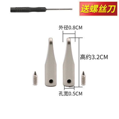 3538★ Accesorios de cuerda Suéter de cabeza de metal Sombrero Correa de cordón Hebilla de cabeza de cuerda Botón Ropa Cintura Hebilla de cuerda