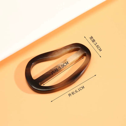 3273★  Resin horns, horns, Japanese buttons, women's coats, trench coats, belts, three-gear mouth buttons, buttons, decorative clothes buttons