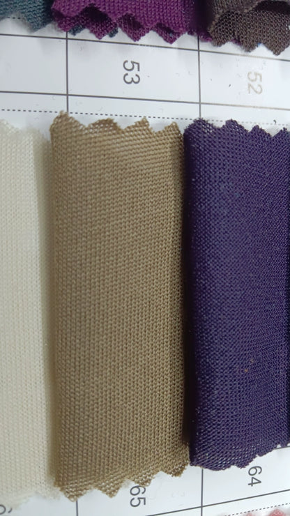3905 Tejido elástico de verano, tejido fino de punto, forro de falda, tejido de imprimación absorbente de sudor, tejido de punto de una sola cara de alta elasticidad 8031