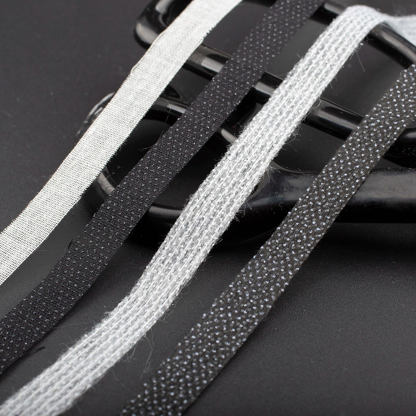 3918 1 cm de ancho, inserto para ropa, tira de forro de seda recta, tira de forro de grano recto, ajuste anti-tejido, anti-deformación, no elástico