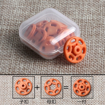 3484★ Botón oculto de plástico invisible transparente para madre e hijo, camisa con botones antiluz, cárdigan, ropa de bebé, botón a presión