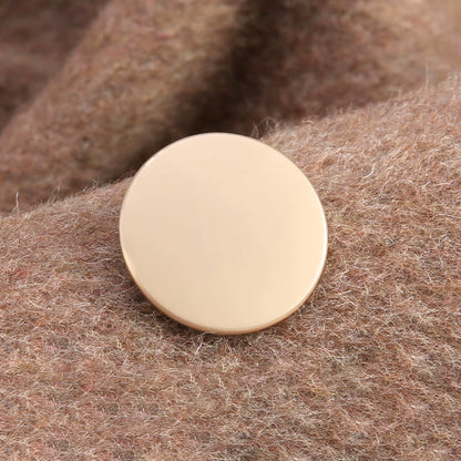 3357★  Metal button-up sweater cashmere jacket top women's coat trench coat button men's shirt button-up suit cufflinks