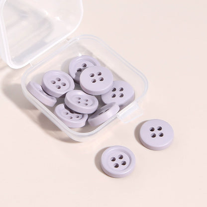 3371★  Four-eye round clothes decorative buttons jacket shirt cardigan shirt buttons high-end fashion top button accessories