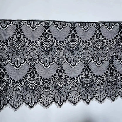3770 Trois mètres de long et 45 cm de large cils bord de barbe dentelle tissu en dentelle vêtements bricolage jupe manches accessoires d'épissure