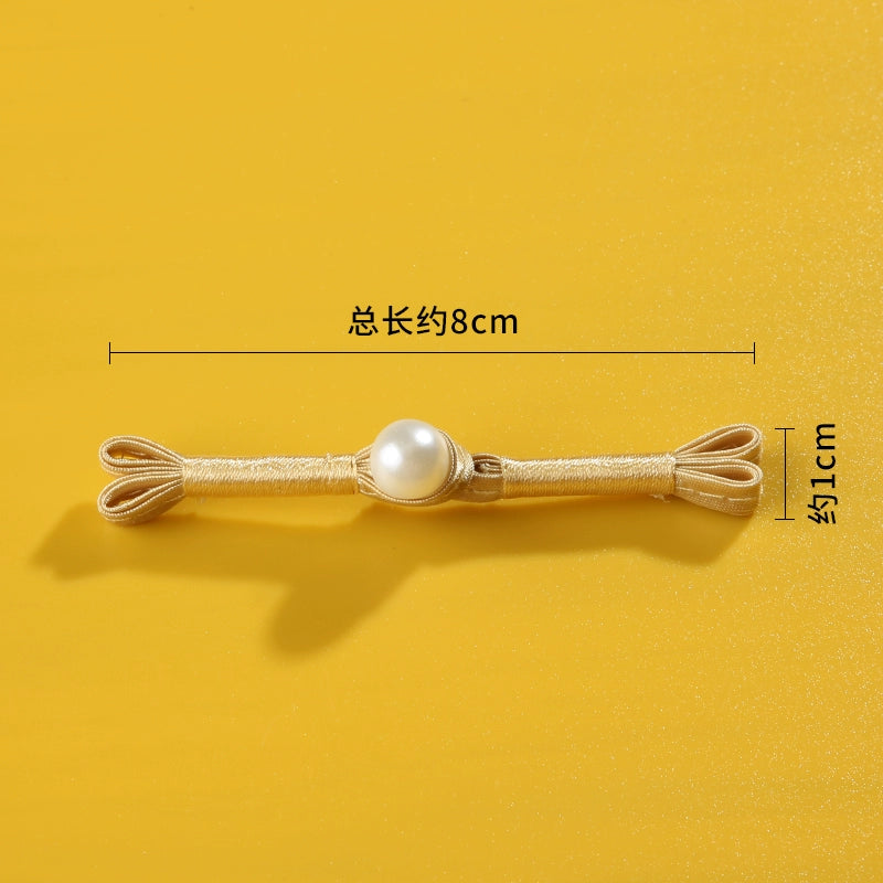 3498★ Botones de cheongsam Botones de estilo chino Hanfu estilo Tang Accesorios de ropa antiguos Botones superiores estilo retro Botones de disco de una palabra