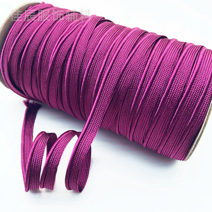 3849 Spot 39 colores 1 cm borde fino cinta maestra de seda brillante tira de brotes ribete cuerda borde incrustado tira cincha accesorios de ropa