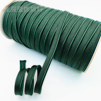 3849 Spot 39 colores 1 cm borde fino cinta maestra de seda brillante tira de brotes ribete cuerda borde incrustado tira cincha accesorios de ropa