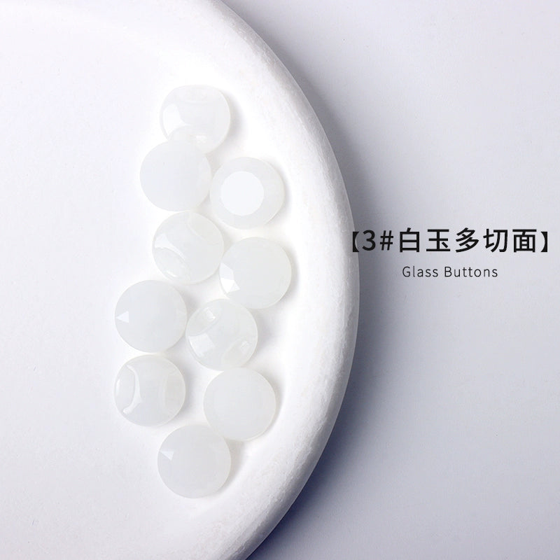 3380★  New Chinese antique buttons imitation jade Hanfu Tang suit buttons glazed buttons dress knitted cardigan buttons cheongsam buttons