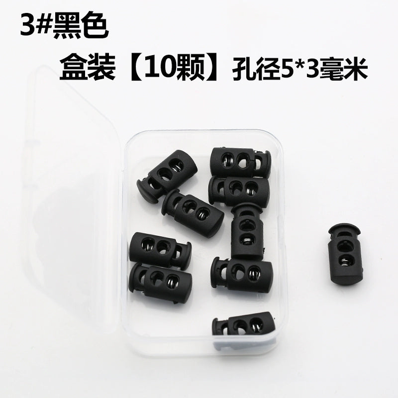 3534★ Nueva hebilla de ajuste de campana colgante de plástico, hebilla de resorte, hebilla de ajuste elástico, hebilla de cuerda, hebilla de cuerda pasante, hebilla de nariz de cerdo, chaqueta de plumas